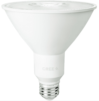 CREE Natural Light - 1370 Lumens - 16 Watt - 3000 Kelvin - LED PAR38 Lamp 120 Watt Equal - 25 Deg. Narrow Flood - Dimmable - 90 CRI - 120 Volt - Cree PAR38-120W-P1-30K-25NF-E26-U1